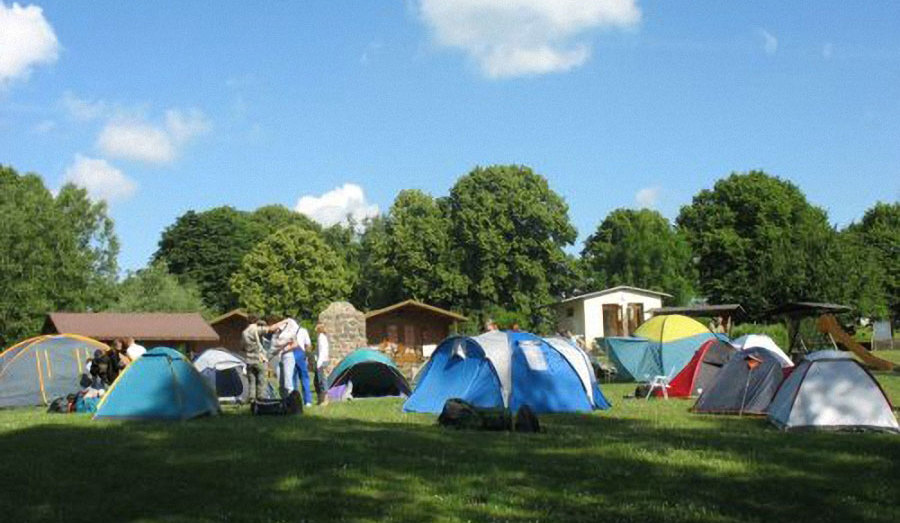 Trebel, Zelten, Camping