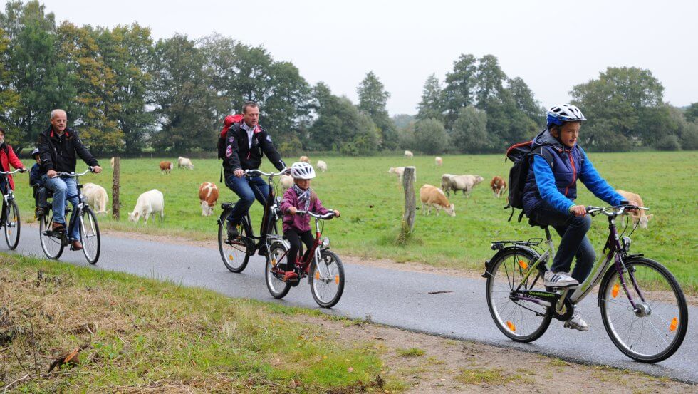 Fahrradfahren auf Erlebnisrundwegen