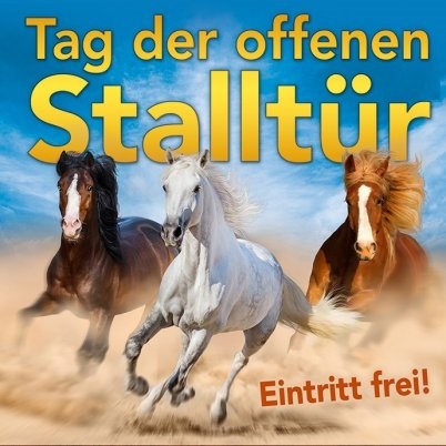 Tag der offenen Stalltür