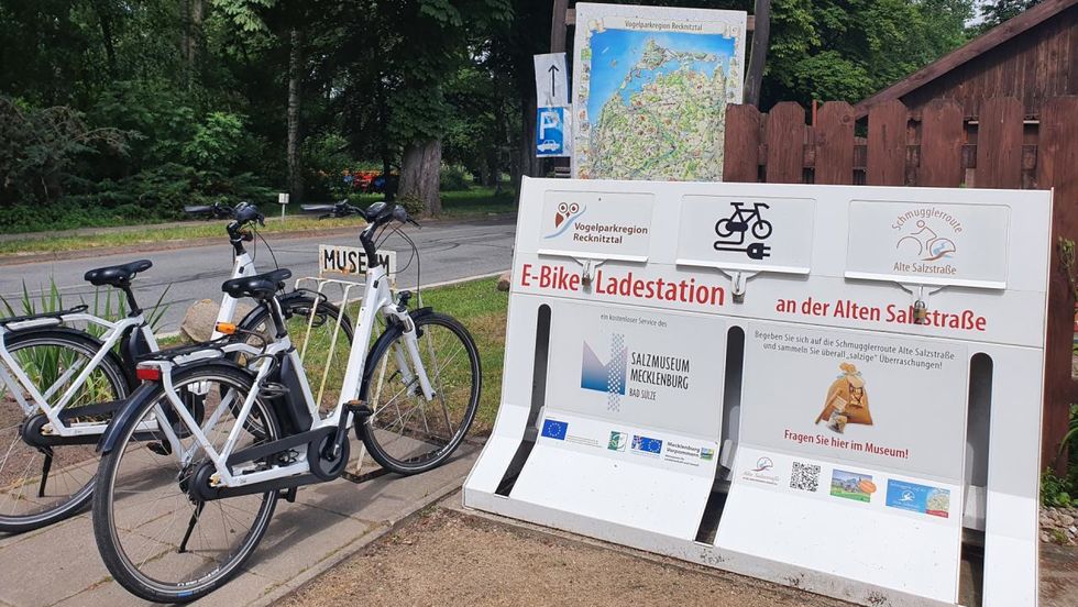 Salzmuseum E-Bike Ladestation