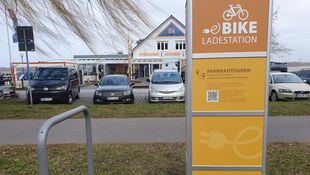 E-Bike Ladestation Ribnitz am Ribnitzer Fischhafen