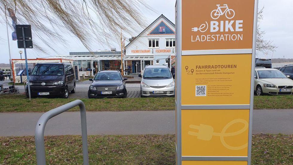 E-Bike Ladestation Ribnitz-Damgarten am Hafen