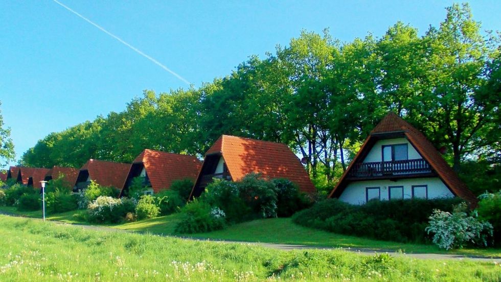 Finnhäuser und Häuser im Umland