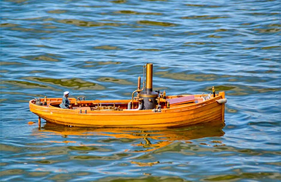 Model boats are also used